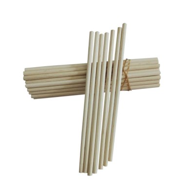 OEM custom birch rods threaded wooden dowel wooden stick decoration