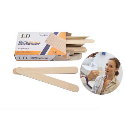 Factory wholesale individual taste free tongue depressor for adults